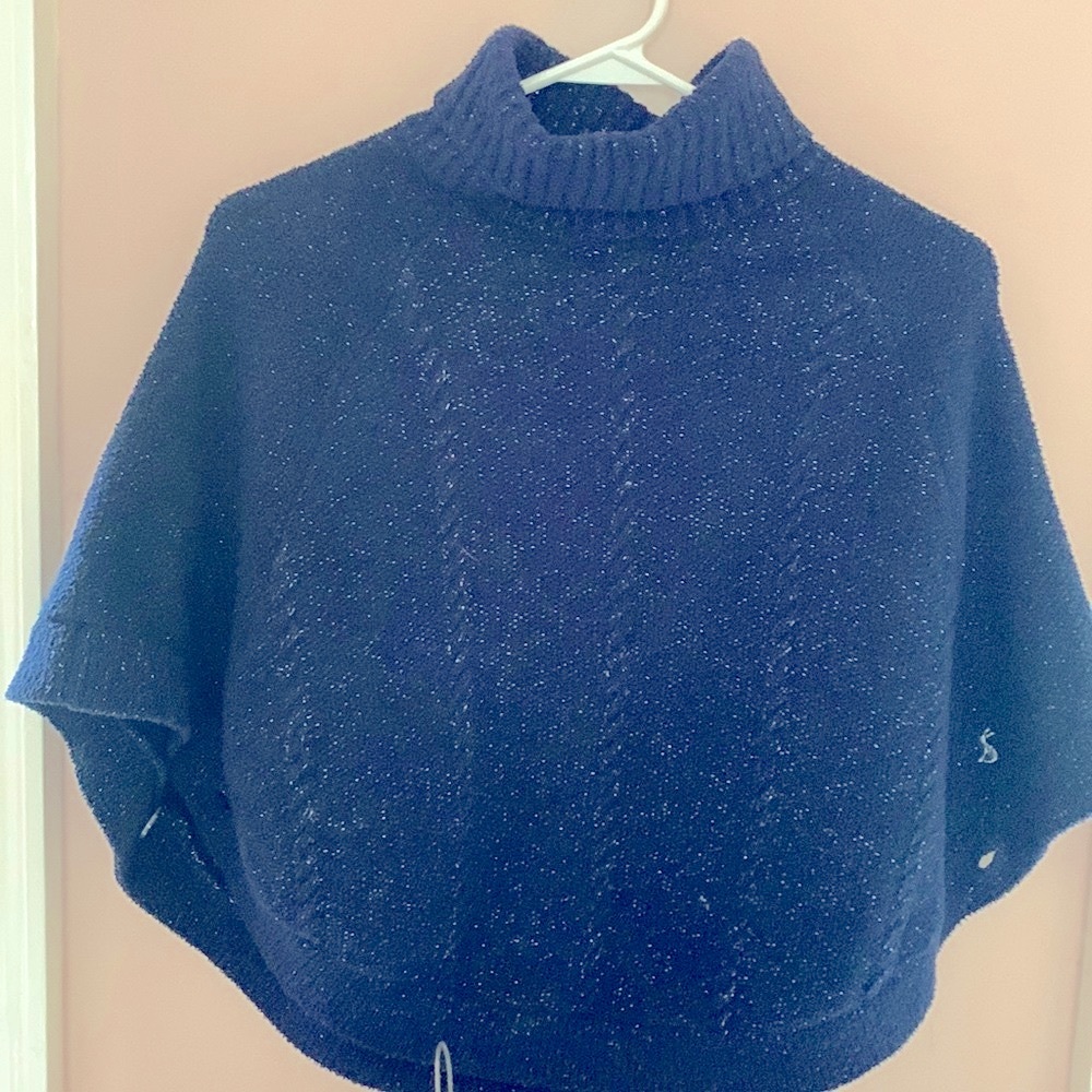 Joules kids Navy Poncho, M